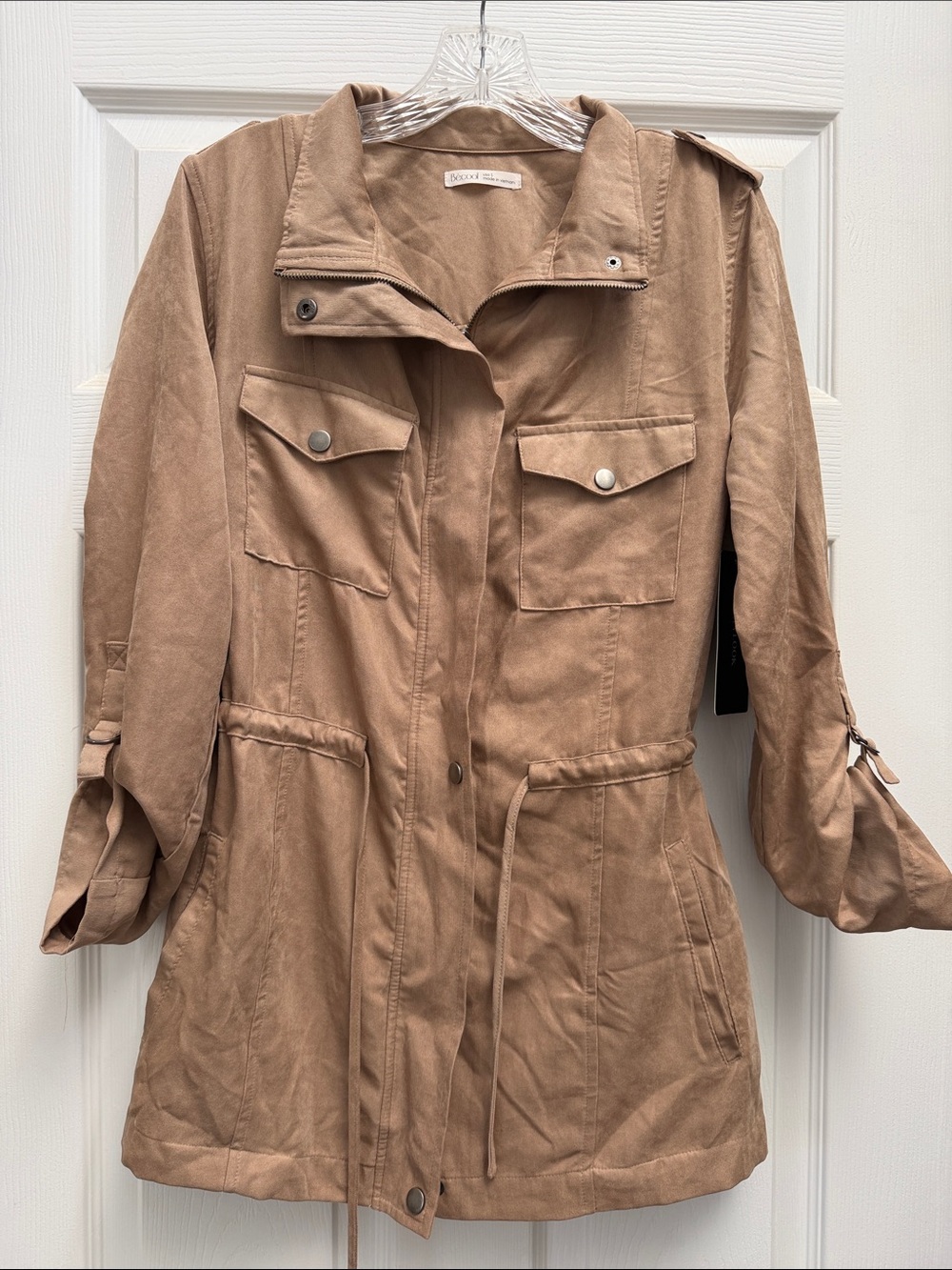 Utility Jacket in Camel - Women